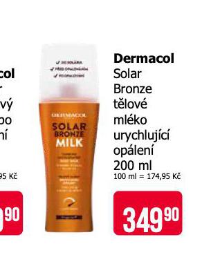 DERMACOL SOLR BRONZE TLOV MLKO