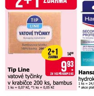 TIP LINE VATOV TYINKY V KRABICE
