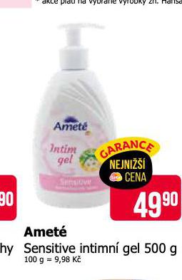 AMET SENSITIVE INTIMN GEL