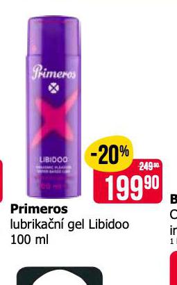 PRIMEROS LUBRIKAN GEL LIBIDOO