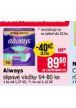 ALWAYS SLIPOV VLOKY