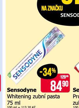 SENSODYNR WHITENING ZUBN PASTA