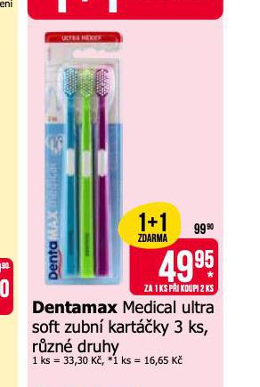 DENTAMAX MEDICAL ULTRA SOFT ZUBN KARTKY