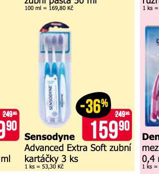 SENSODYNE ZUBN KARTKY