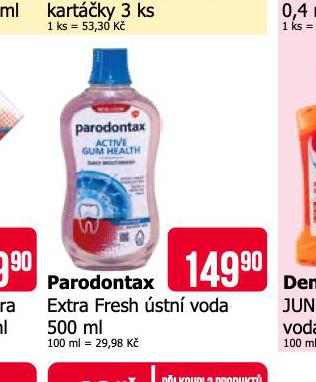 PARODONTAX EXTRA FRESH STN VODA