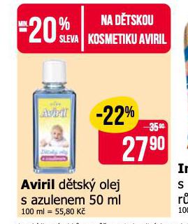 AVIRIL DTSK OLEJ S AZULENEM