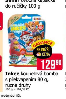 INKEE KOUPELOV BOMBA S PEKVAPENM