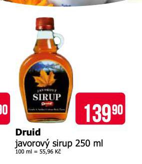 DRUID JAVOROV SIRUP