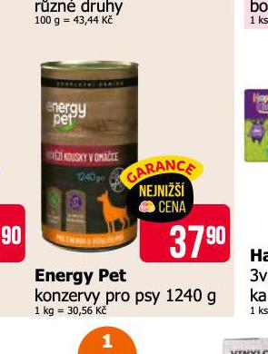 ENERGY PET KONZERVY PRO PSY