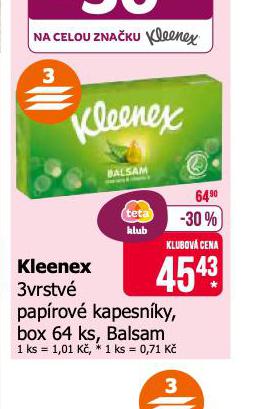 KLEENEX PAPROV KAPESNKY