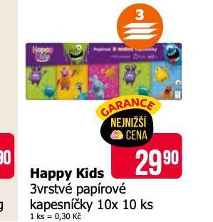 HAPPY KIDS PAPROV KAPESNKY