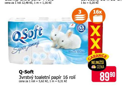 Q SOFT TOALETN PAPR