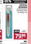 CRYSTAL BOHEMIA ANTIBAKTERIÁLNÍ SKLENĚNÝ PILNÍK