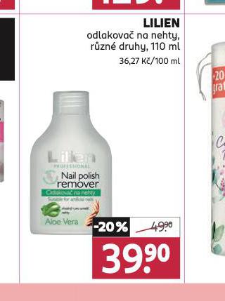 LILIEN ODLAKOVA NA NEHTY