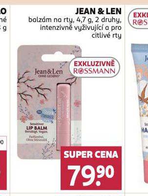 JEAN & LEN BALZM NA RTY