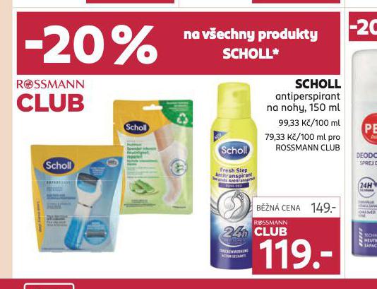SCHOLL ANTIPERSPIRANT