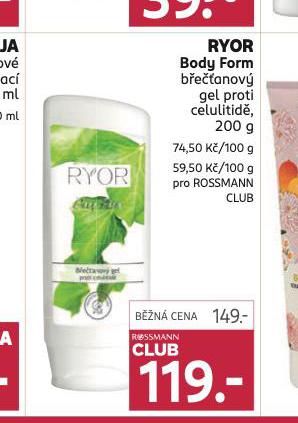 RYOR BODY FORM GEL