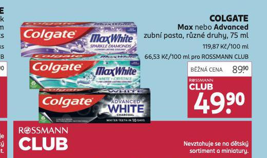 COLGATE ZUBN PASTA
