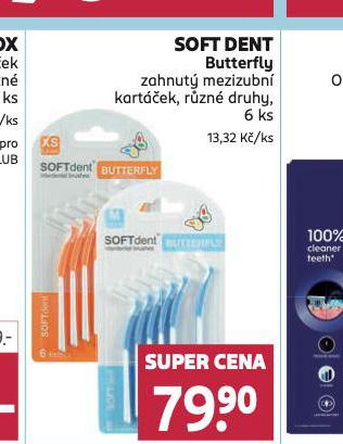SOFTDENT BUTTERFLY MEZIZUBN KARTEK
