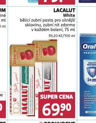 LACALUT WHITE ZUBN PASTA