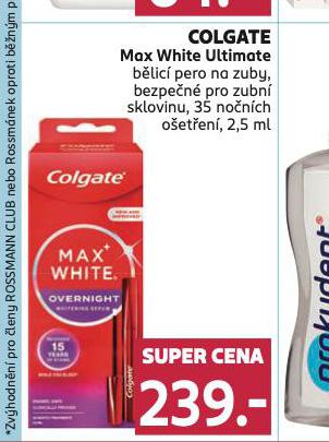 COLGATE MAX WHITE ULTIMATE BLIC PERO NA ZUBY