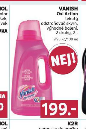 VANISH OXI ACTION TEKUT ODSTRAOVA SKVRN