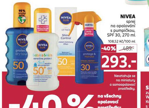 NIVEA SPREJ NA OPALOVN