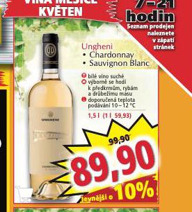 UNGHENI CHARDONNAY
