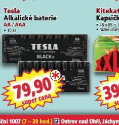 TESLA ALKALICK BATERIE