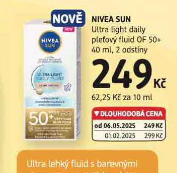 NIVEA SUN PLEOV FLUID OF 50+