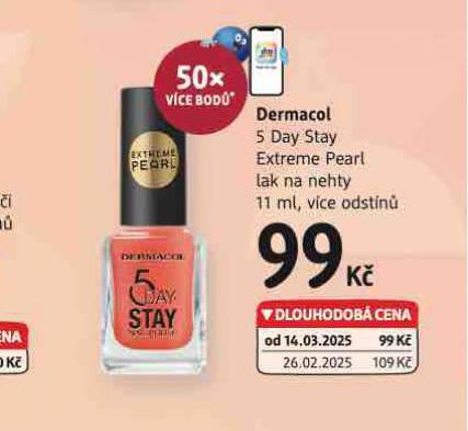 DERMACOL LAK NA NEHTY