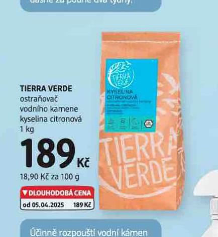 TIERRA VERDE ODSTRAOVA VODNHO KAMENE