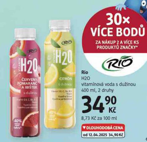RIO H20 VITAMNOV VODA S DUINOU