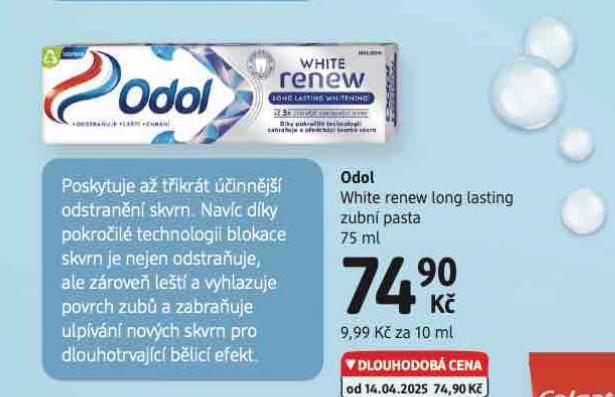 ODOL WHITE RENEW ZUBN PASTA