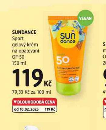 SUNDANCE SPORT GELOV KRM NA OPALOVN OF 50