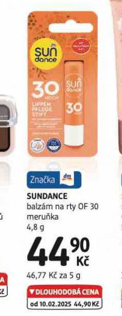 SUNDANCE BALZM NA RTY OF 30