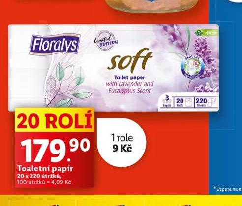FLORALYS TOALETN PAPR