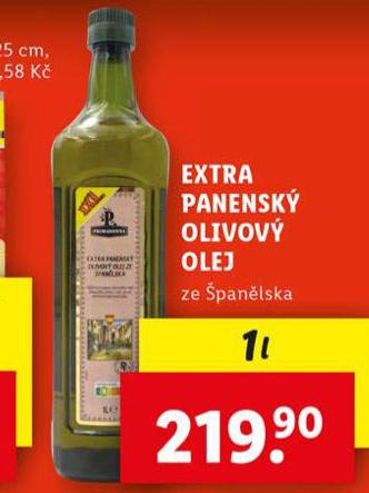 EXTRA PANENSK OLIVOV OLEJ