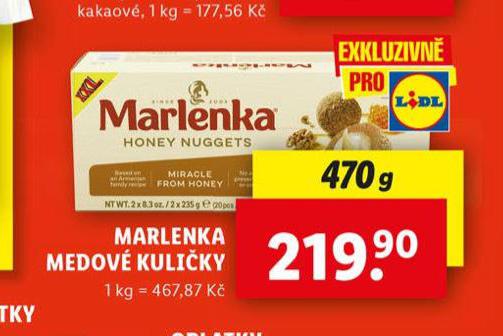 MARLENKA MEDOV KULIKY