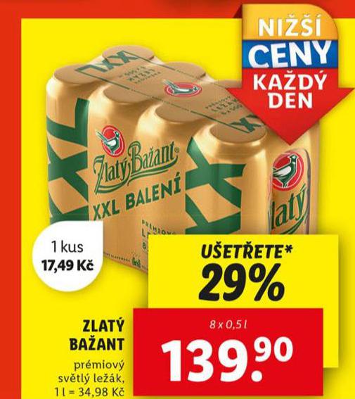 PIVO ZLAT BAANT