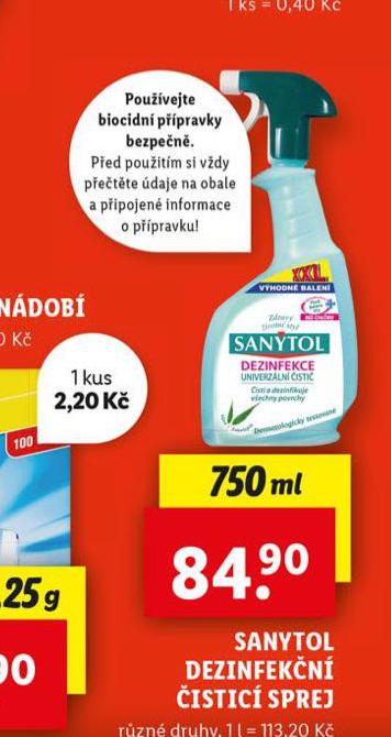 SANYTOL DEZINFEKN ISTIC SPREJ