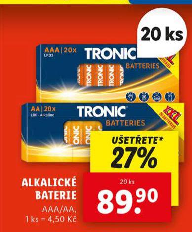 ALKALICK BATERIE