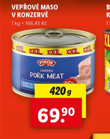 VEPOV MASO V KONZERV