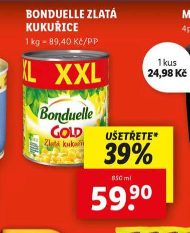 BONDUELLE ZLAT KUKUICE