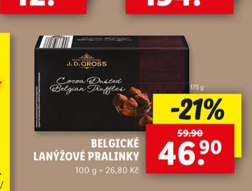 BELGICK LANݎOV PRALINKY