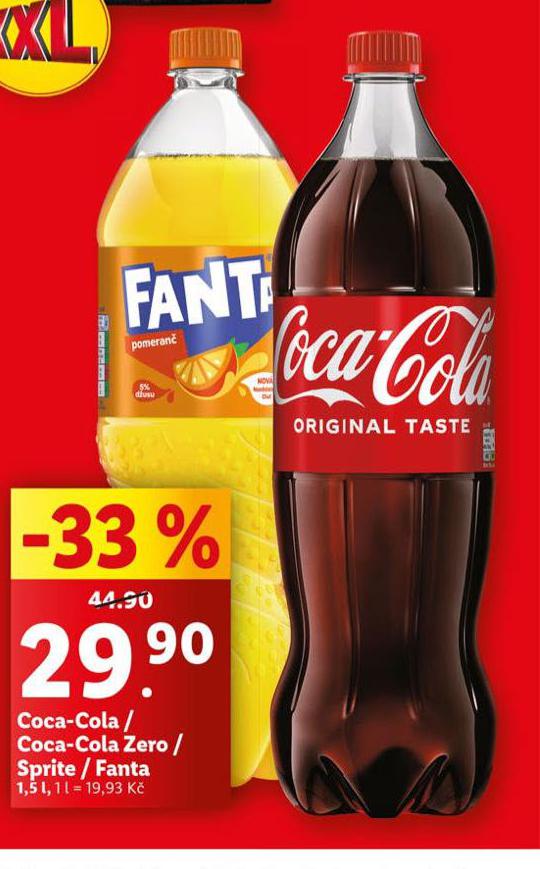 COCA COLA / ZERO / FANTA / SPRITE