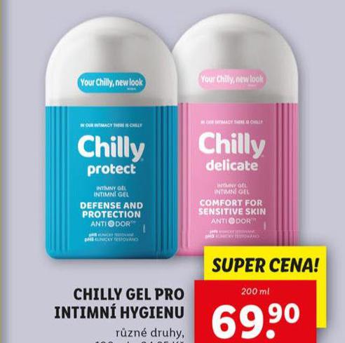 CHILLY GEL PRO INTIMN HYGIENU
