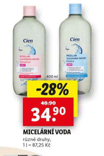 CIEN MICELRN VODA