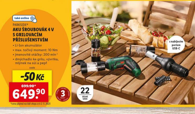 AKU ROUBOVK 4 V S GRILOVACM PLSUENSTVM