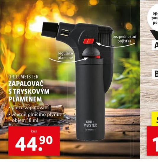 ZAPALOVA S TRYSKOVM PLAMENEM